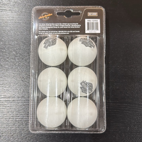 Harley-Davidson Ping Pong Balls - Picture 2 of 2